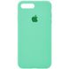 Чохол Silicone Case Full Protective (AA) для Apple iPhone 7 plus / 8 plus (5.5"") (Зелений / Spearmint)