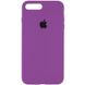 Чохол Silicone Case Full Protective (AA) для Apple iPhone 7 plus / 8 plus (5.5"") (Фіолетовий / Grape)