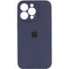 Чохол Silicone Case Full Camera Protective (AA) для Apple iPhone 15 Pro Max (6.7"") (Темно-синій / Midnight blue)