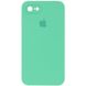 Чохол Silicone Case Square Full Camera Protective (AA) для Apple iPhone 7 / 8 / SE (2020) (4.7"") (Зелений / Spearmint)