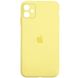 Чохол Silicone Case Square Full Camera Protective (AA) для Apple iPhone 11 (6.1"") (Жовтий / Yellow)