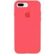 Чохол Silicone Case Full Protective (AA) для Apple iPhone 7 plus / 8 plus (5.5"") (Кавуновий / Watermelon red)