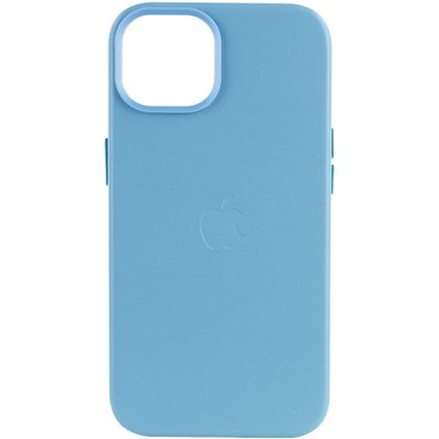 Шкіряний чохол Leather Case (AA) with MagSafe для Apple iPhone 12 Pro Max (6.7"") (Blue)