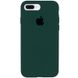 Чохол Silicone Case Full Protective (AA) для Apple iPhone 7 plus / 8 plus (5.5"") (Зелений / Forest green)