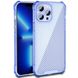 Чохол TPU Ease Carbon color series для Apple iPhone 12 Pro (6.1"") (Синій / Прозорий)
