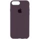 Чохол Silicone Case Full Protective (AA) для Apple iPhone 7 plus / 8 plus (5.5"") (Фіолетовий / Elderberry)