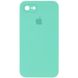 Чохол Silicone Case Square Full Camera Protective (AA) для Apple iPhone 7 / 8 / SE (2020) (4.7"") (Бірюзовий / Turquoise)