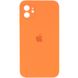 Чохол Silicone Case Square Full Camera Protective (AA) для Apple iPhone 11 (6.1"") (Помаранчевий / Papaya)