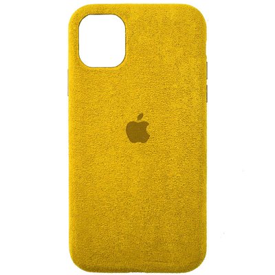 Чохол ALCANTARA Case Full для Apple iPhone 12 Pro Max (6.7"") (Жовтий)