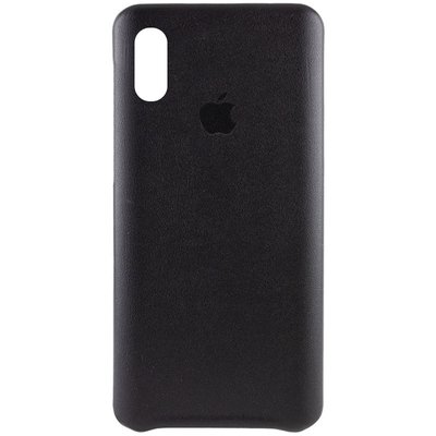 Шкіряний чохол AHIMSA PU Leather Case Logo (A) для Apple iPhone XS Max (6.5"") (Чорний)