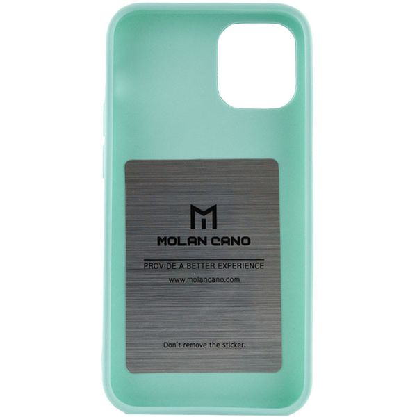 Уцінка TPU чохол Molan Cano Smooth для Apple iPhone 12 mini (5.4"") (Естетичний дефект / Бірюзовий)