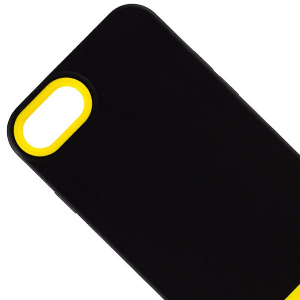 Чохол TPU+PC Bichromatic для Apple iPhone 7 / 8 / SE (2020) (4.7"") (Black / Yellow)