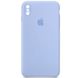 Чохол Silicone Case Square Full Camera Protective (AA) для Apple iPhone XS / X (5.8"") (Блакитний / Lilac Blue)