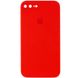 Чохол Silicone Case Square Full Camera Protective (AA) для Apple iPhone 7 plus / 8 plus (5.5"") (Червоний / Red)