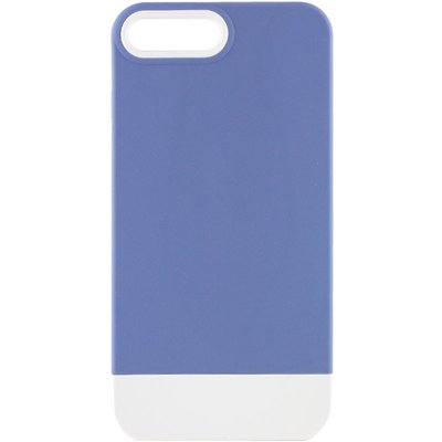 Чехол TPU+PC Bichromatic для Apple iPhone 7 plus / 8 plus (5.5") (Синий / Белый)