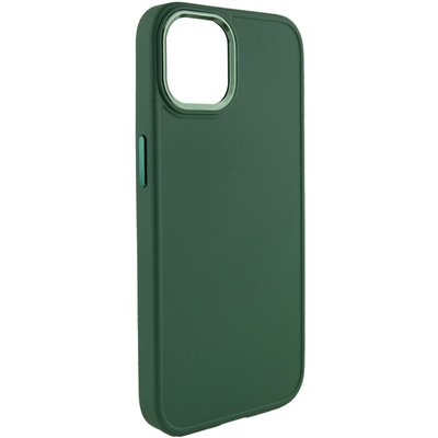 TPU чохол Bonbon Metal Style для Apple iPhone 12 Pro Max (6.7"") (Зелений / Pine green)