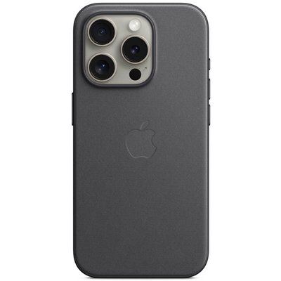 Чохол FineWoven (AAA) with MagSafe для Apple iPhone 15 Pro (6.1"") (Black)
