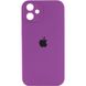 Чохол Silicone Case Square Full Camera Protective (AA) для Apple iPhone 11 (6.1"") (Фіолетовий / Grape)