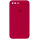 Чохол Silicone Case Square Full Camera Protective (AA) для Apple iPhone 7 plus / 8 plus (5.5"") (Червоний / Rose Red)