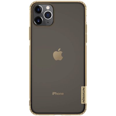 TPU чохол Nillkin Nature Series для Apple iPhone 11 Pro (5.8"") (Золотий (прозорий))
