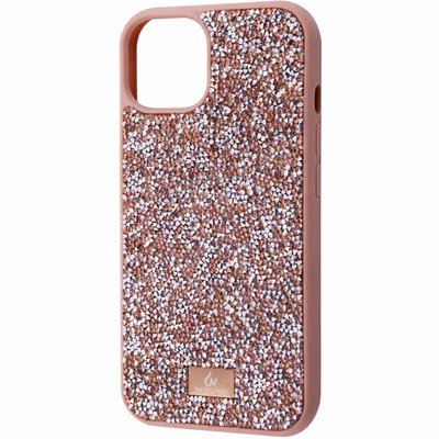 TPU чохол Bling World Rock Diamond для Apple iPhone 13 (6.1"") (Рожевий)