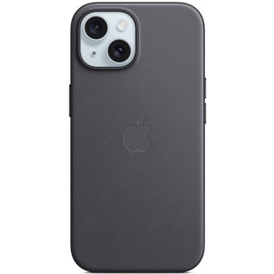 Чохол FineWoven (AAA) with MagSafe для Apple iPhone 15 (6.1"") (Black)
