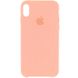 Чохол Silicone Case (AA) для Apple iPhone XS Max (6.5"") (Рожевий / Light Flamingo)