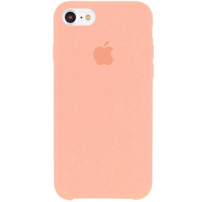 Чохол Silicone Case (AA) для Apple iPhone 7 / 8 (4.7"") (Рожевий / Light Flamingo)