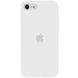 Чохол Silicone Case Full Protective (AA) для Apple iPhone SE (2020) (Білий / White)