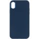 TPU чохол Bonbon Metal Style для Apple iPhone XS Max (6.5"") (Синій / Cosmos blue)
