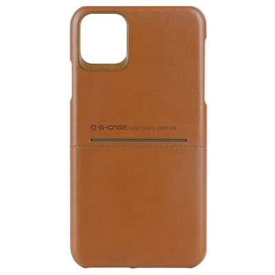 Шкіряна накладка G-Case Cardcool Series для Apple iPhone 13 Pro (6.1"") (Коричневий)
