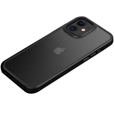 TPU+PC чохол Metal Buttons для Apple iPhone 11 (6.1"") (Чорний)