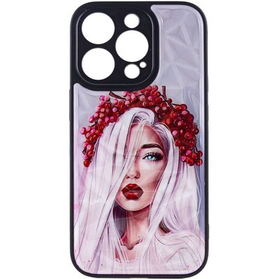 TPU+PC чохол Prisma Ladies для Apple iPhone 14 Pro (6.1"") (Ukrainian Girl)