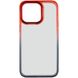 Чохол TPU+PC Fresh sip series для Apple iPhone 13 Pro (6.1"") (Чорний / Червоний)