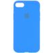Чохол Silicone Case Full Protective (AA) для Apple iPhone SE (2020) (Блакитний / Blue)