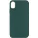 TPU чохол Bonbon Metal Style для Apple iPhone XS Max (6.5"") (Зелений / Pine green)