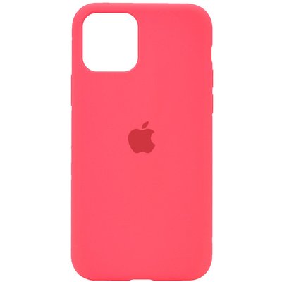 Уценка Чехол Silicone Case Full Protective (AA) для Apple iPhone 11 Pro Max (6.5") (Эстетический дефект / Арбузный / Watermelon red)