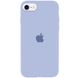 Чохол Silicone Case Full Protective (AA) для Apple iPhone SE (2020) (Блакитний / Lilac Blue)