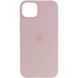 Уцінка Чохол Silicone case (AAA) full with Magsafe для Apple iPhone 14 Pro Max (6.7"") (Дефект упаковки / Рожевий / Chalk Pink)