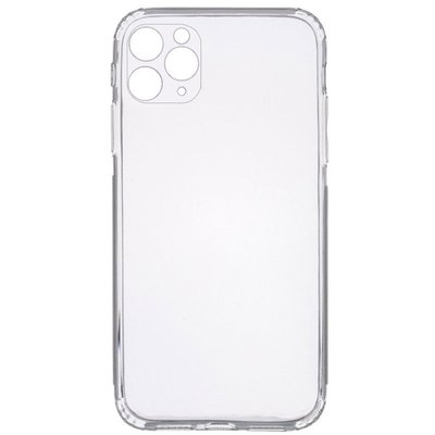TPU чохол GETMAN Clear 1,0 mm для Apple iPhone 12 Pro Max (6.7"") (Безбарвний (прозорий))