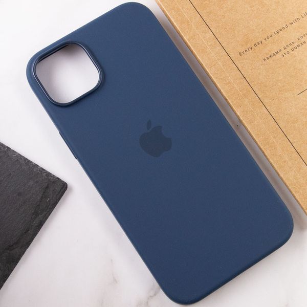 Уцінка Чохол Silicone case (AAA) full with Magsafe для Apple iPhone 14 Pro Max (6.7"") (Дефект упаковки / Синій / StromBlue)