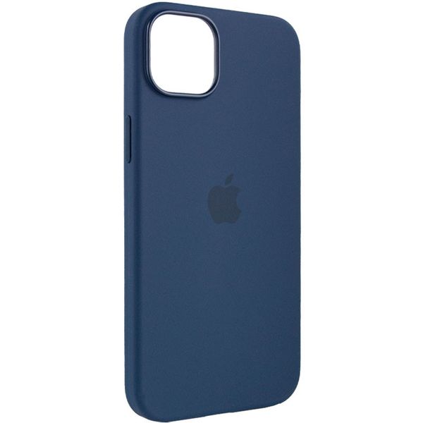 Уцінка Чохол Silicone case (AAA) full with Magsafe для Apple iPhone 14 Pro Max (6.7"") (Дефект упаковки / Синій / StromBlue)