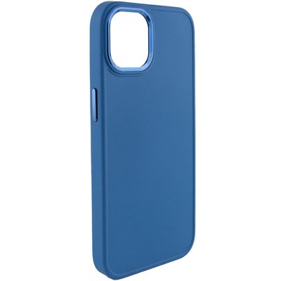 TPU чохол Bonbon Metal Style для Apple iPhone 13 (6.1"") (Синій / Denim Blue)