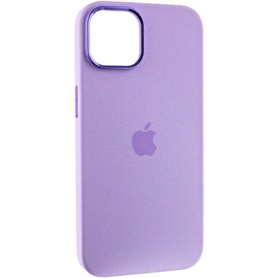 Уценка Чехол Silicone Case Metal Buttons (AA) для Apple iPhone 14 (6.1") (Эстетический дефект / Сиреневый / Lilac)