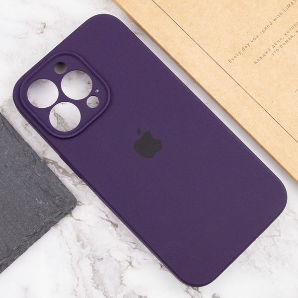 Уцінка Чохол Silicone Case Full Camera Protective (AA) для Apple iPhone 13 Pro (6.1"") (Естетичний дефект / Фіолетовий / Elderberry)