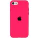 Чохол Silicone Case Full Protective (AA) для Apple iPhone SE (2020) (Рожевий / Barbie pink)