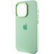 Уцінка Чохол Silicone Case Metal Buttons (AA) для Apple iPhone 14 Pro Max (6.7"") (Естетичний дефект / Зелений / Pistachio)