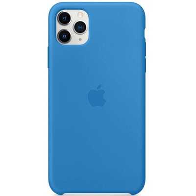Чохол Silicone case (AAA) для Apple iPhone 11 Pro Max (6.5"") (Синій / Surf Blue)