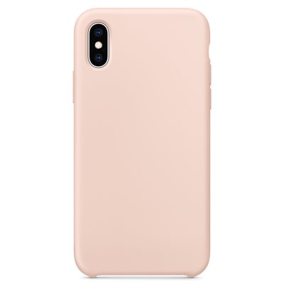 Чехол Silicone Case without Logo (AA) для Apple iPhone XS Max (6.5") (Розовый / Pink Sand)