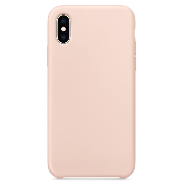 Чохол Silicone Case without Logo (AA) для Apple iPhone XS Max (6.5"") (Рожевий / Pink Sand)